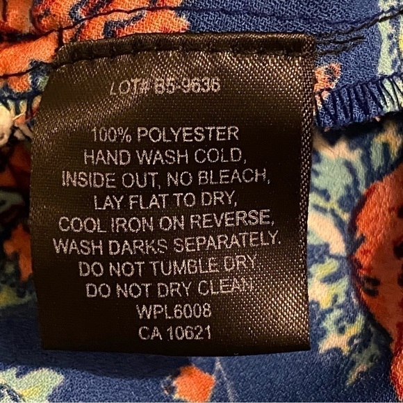 Rock & Roll Cowgirl Sleeveless Floral Overall Lace Trim Keyhole Back Size L - Picture 7 of 9